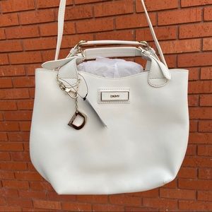 NWT White DKNY® Tote Bag